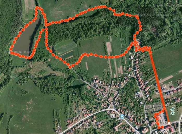 Fechtl Trať závodu :: Fechtl-cup-velky-orechov